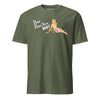 "Shoo Shoo Shoo Baby" B-17G Nose Art T-Shirt - OD Green