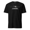 F-35 Lightning II Airframe Specs T-Shirt - Black