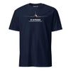 KC-46 Pegasus Airframe Specs T-Shirt - Navy