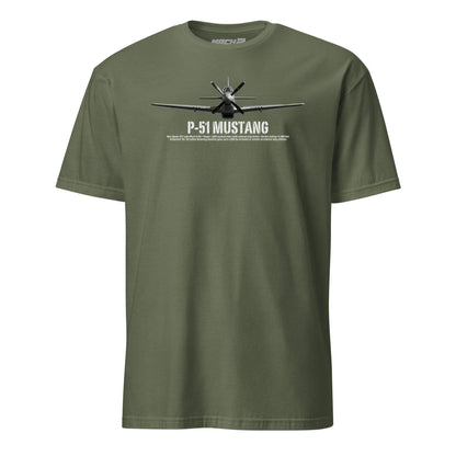 P-51 Mustang Airframe Specs T-Shirt
