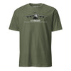 C-5 Galaxy Airframe Specs T-Shirt - OD Green