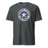 USAF Vintage Roundel Circle Patch T-Shirt - Charcoal Heather