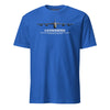 B-52 Stratofortress Airframe Specs T-Shirt - Royal
