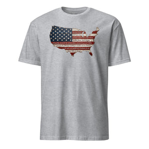 We the People Wooden Flag T-Shirt