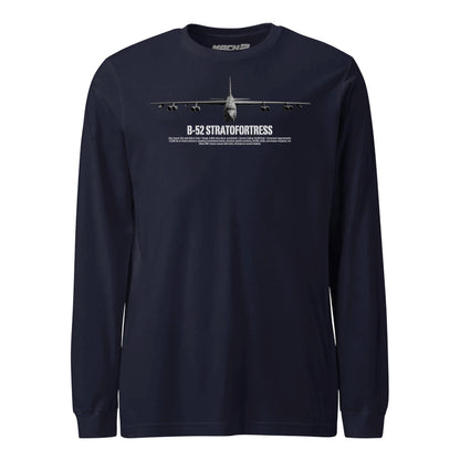 B-52 Stratofortress Airframe Specs Long Sleeve T-Shirt