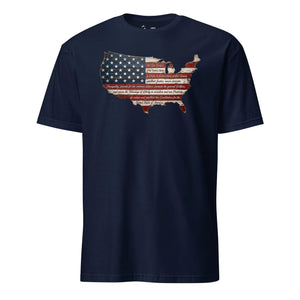 We the People Wooden Flag T-Shirt