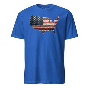 We the People Wooden Flag T-Shirt