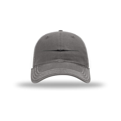 B-2 Spirit Silhouette Carbon Fiber Patch Soft Mesh Trucker