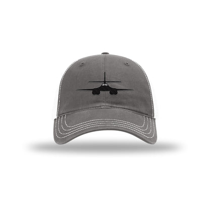 B-1 Lancer Silhouette Carbon Fiber Patch Soft Mesh Trucker