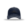 B-1 Lancer Silhouette Carbon Fiber Patch Soft Mesh Trucker - NAVY/WHITE