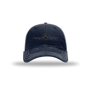 E-3 Sentry Silhouette Carbon Fiber Patch Soft Mesh Trucker