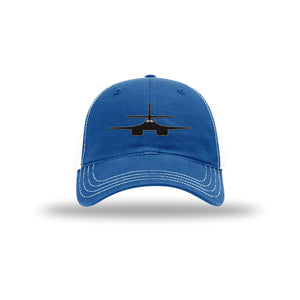 B-1 Lancer Silhouette Carbon Fiber Patch Soft Mesh Trucker