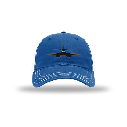 B-1 Lancer Silhouette Carbon Fiber Patch Soft Mesh Trucker