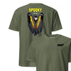Spooky AC-130 Front & Back T-Shirt - OD GREEN