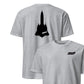 SR-71 "Blackbird" Stealth Silhouette Front & Back T-Shirt