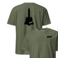SR-71 "Blackbird" Stealth Silhouette Front & Back T-Shirt