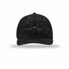 F-15 Eagle Silhouette Carbon Fiber Patch Camo Structured Trucker - BLACK CAMO/BLACK