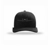 A-10 Thunderbolt Silhouette Given Carbon Fiber Patch Structured Trucker - BLACK/WHITE