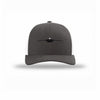 F-22 Raptor Silhouette Given Carbon Fiber Patch Structured Trucker - CHARCOAL/WHITE
