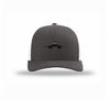 B-1 Lancer Silhouette Given Carbon Fiber Patch Structured Trucker - CHARCOAL/WHITE