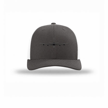 KC-135 Stratotanker Silhouette Given Carbon Fiber Patch Structured Trucker