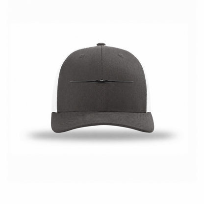 B-2 Spirit Silhouette Given Carbon Fiber Patch Structured Trucker