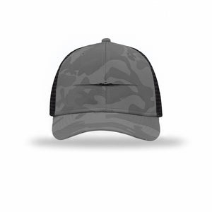 B-2 Spirit Silhouette Carbon Fiber Patch Camo Structured Trucker