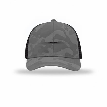 B-2 Spirit Silhouette Carbon Fiber Patch Camo Structured Trucker