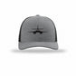 B-1 Lancer Silhouette Given Carbon Fiber Patch Structured Trucker