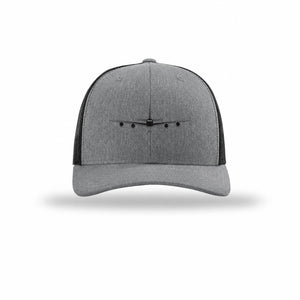 KC-135 Stratotanker Silhouette Given Carbon Fiber Patch Structured Trucker