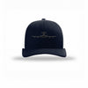 E-3 Sentry Silhouette Given Carbon Fiber Patch Structured Trucker - NAVY/WHITE