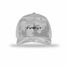 KC-135 Stratotanker Silhouette Carbon Fiber Patch Camo Structured Trucker - WHITE CAMO/WHITE