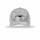 F-22 Raptor Silhouette Carbon Fiber Patch Camo Structured Trucker