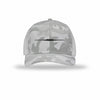 B-2 Spirit Silhouette Carbon Fiber Patch Camo Structured Trucker - WHITE CAMO/WHITE