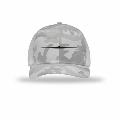 B-2 Spirit Silhouette Carbon Fiber Patch Camo Structured Trucker