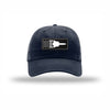 SR-71 Aircraft Flag Carbon Fiber Patch Dad Hat - NAVY