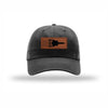 SR-71 Aircraft Flag Leatherette Patch Dad Hat - BLACK