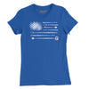 Thunderbirds Smoke Flag Women's T-shirt - Royal Blue