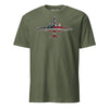 U-2 "Dragon Lady" Rivet Flag T-Shirt - OD Green