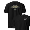 U-2 "Dragon Lady" OCP Camo Silhouette Front & Back T-Shirt - Black