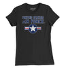 United States Air Force Roundel Women's T-shirt - Black