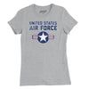 United States Air Force Roundel Women's T-shirt - Heather Grey