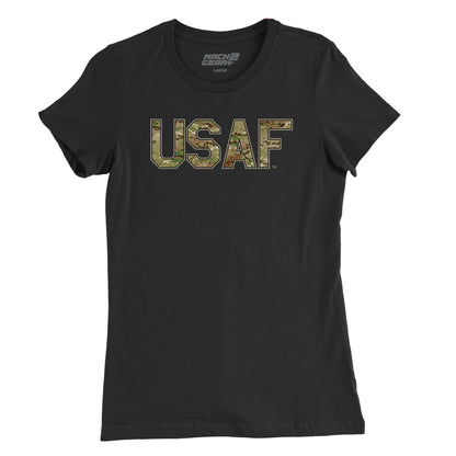 USAF OCP Camo Women's T-shirt