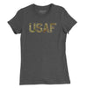 USAF OCP Camo Women's T-shirt - Heather Dark Grey