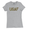 USAF OCP Camo Women's T-shirt - Heather Grey