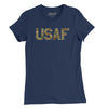 USAF OCP Camo Women's T-shirt - Navy