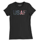 USAF Rivet Flag Women's T-shirt