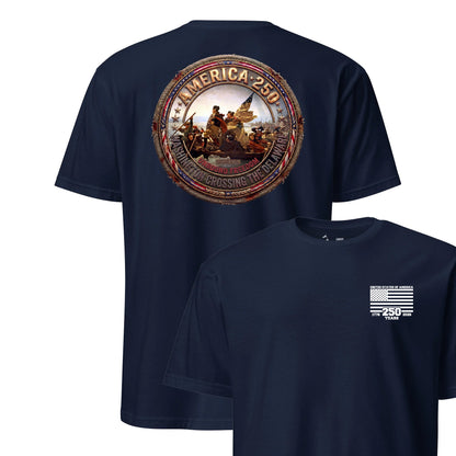 America 250 Washington Crossing the Delaware T-Shirt