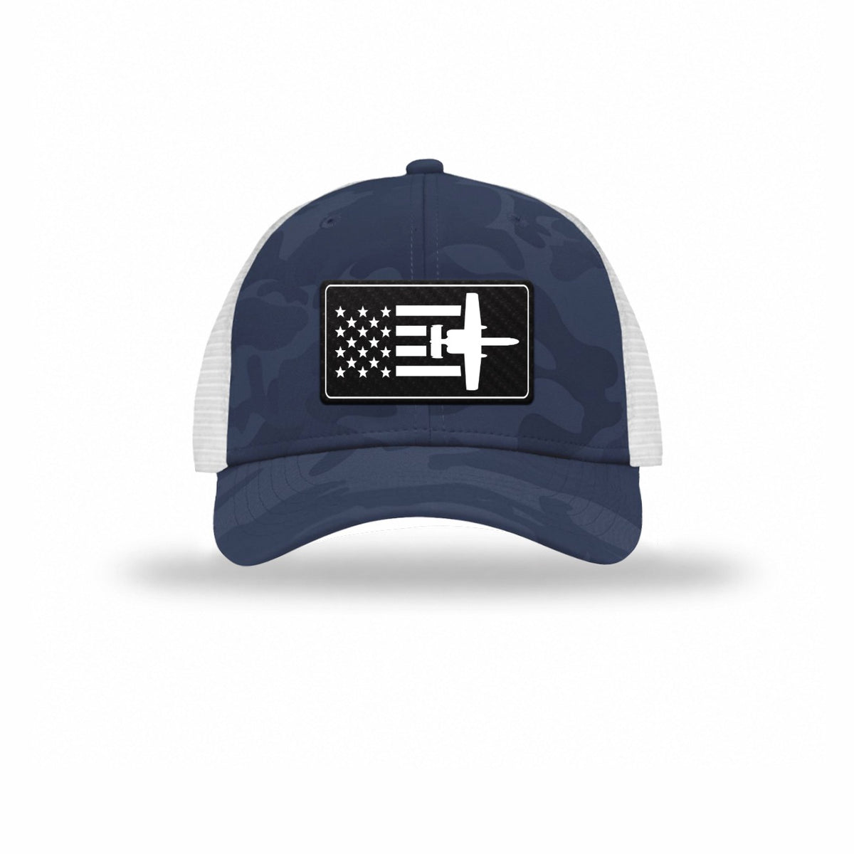A-10 Aircraft Flag — NAVY CAMO/WHITE