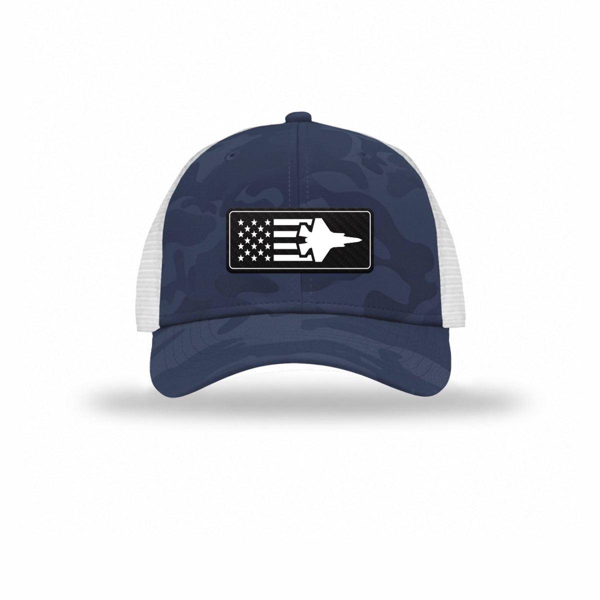 F-35 Aircraft Flag — NAVY CAMO/WHITE